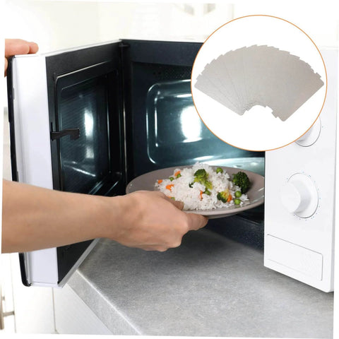 Microwave Waveguide Mica Sheets 12 Pack Heat Resistant Insulation Pads And Replacement for cooking, preventing burns in kitchen