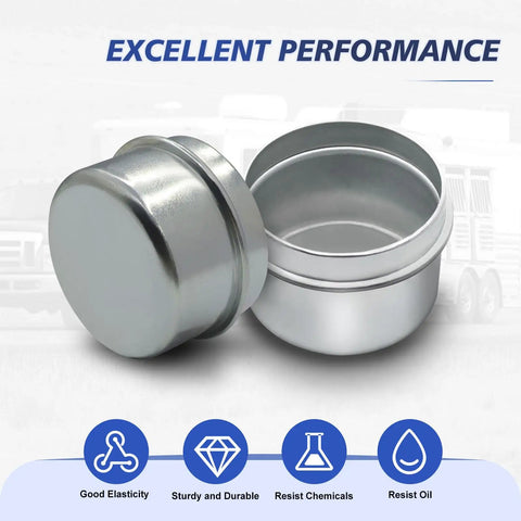 4 Pack 1.78 Inch Trailer Bearing Dust Caps Grease Cap for Three Quarter Inch Wheel Hub Axles, steel caps, excellent performance