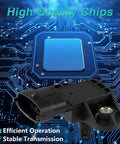 T Map Air Flow Sensor Replacement For ATV And Snowmobile High Precision Intake Sensor, product close-up with circuit board backdrop