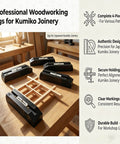 Kumiko Joinery Jig Set Four Piece Japanese Clamp Kit With Angled Guides For Precision Woodworking And Craft Projects