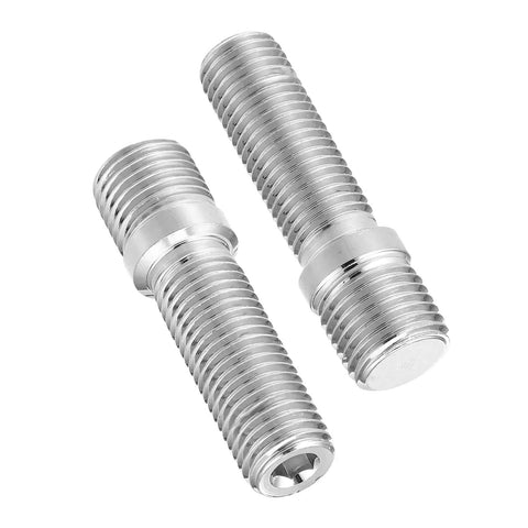 Upgrade Your Ride With Chrome Steel Wheel Stud Conversion Kit M14x1.5 To M12x1.5 50mm Length For Audi TT A3 A4 A6 Q5 Fixing Loose Fit And Ensuring Rock Solid Stability For Smooth Safe Driving 20 Pieces In Silver Tone