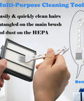 Replacement Part Accessory Kit For Shark IQ R101AE And IQ R101 Robot Vacuum with filter and cleaning brush in hand