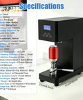 Pro Grade 370W Automatic Sealing Machine For Milk Tea Bottles And Tea Drinks with LED display on table