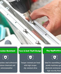 Tough As Nails 1/4-20 X 1/2 Inch Torx Security Machine Screws 304 Stainless Steel being fastened for security applications.