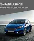 Blue Ford vehicle compatible with Car Windshield Washer Fluid Reservoir Cap 2 Inch Waterproof Tank Cover Durable Replacement OEM CP9Z17A605A Direct Fit For Ford Cars For Your Ride 2012 2018 Models Blue.