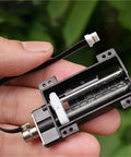 5 Pcs Heavy Duty Linear Actuator 30mm Stroke 2 Phase 4 Wire Electric Push Pull Slider inner mechanism in hand