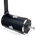 Firma Brushless Motor 1250Kv For RC Cars And Planes With 6.5mm Bullet Connectors And 8mm Shaft, side view close-up.