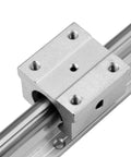 Heavy Duty SCS12LUU 300mm Linear Rails With SBR12UU Slide Blocks Precise Smooth Motion System For CNC Machines 3D Printers Robotics And Automation Projects And Prototyping, aluminum block on rail