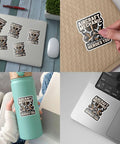 Plane Techs And Pilots Sticker Pack: We Fix What Your Pilot Breaks on laptop, notebook, water bottle, showcasing decal use.