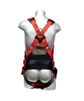 EagleLite Three D Ring Harness with Tongue Buckles Heavy Duty Polyester Nylon Large Size for Construction and Industrial Work