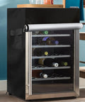 Keep Your Stash Frosty With This No Sweat Weather Armor For Outdoor Upright Freezer And Beverage Cooler 20 X 20 X 33 Inches black cover on wine cooler.