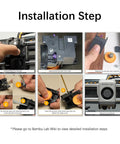 Installation steps for P2S Extruder Gear Assembly Replacement For P2S Stainless Steel Drive Gear Kit on 3D printer