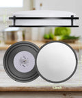 13 Inch LED Ceiling Light Flush Mount 40W Dope Energy Saving Dimmable Fixture with 4000 Lumens, shown disassembled on table