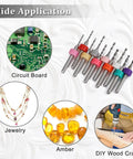 40 Pc PCB Drill Bit Set From 0.1mm To 3.0mm Micro Drill Bits With Spiral Flute Carbide For PCB Engraving CNC Jewelry
