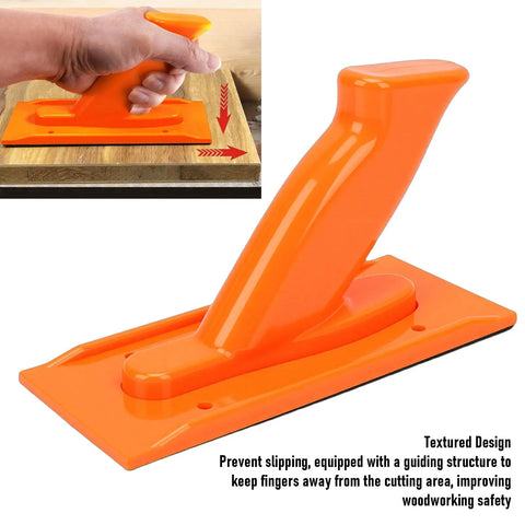 Ergonomic Push Block And Stick Set For Table Saw Router And Bandsaw With Pro Grade Non Slip Tilted Handle Comfort Grip And Safety Texture