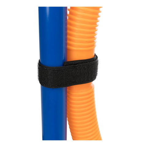 Close-up of Velcro strap on Dog Agility Ring Jump 22 Inch Diameter For Training And Fun At Home Portable Pro Grade Gear