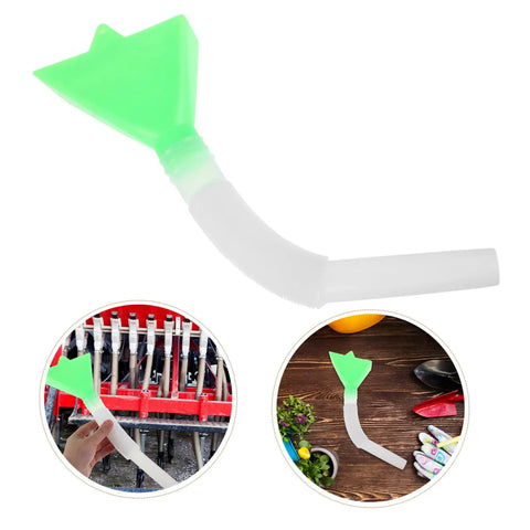 Multipurpose Seed Drill Tube Kit For Precision Planting Wheat Corn Grain And Tree Seedlings With An Adjustable Length Seeder Tube