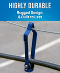 Overlash Cable Roller Kit Beefy Heavy Duty 1 Inch Cable Capacity High Carbon Steel Frame With Nylon Wheel in use on cable