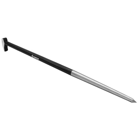 20 Inch Roll Head Pry Bar Heavy Duty Prying Tool Made From Chrome Vanadium Steel Forged Construction