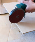50Pcs Metal Grinding Disc Set Four Inch Red Alumina Abrasive Sheets on angle grinder cutting tile
