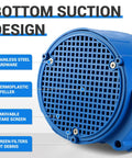 Submersible Water Pump 1/3 HP 2450 GPH thermoplastic intake screen and bottom suction design features.