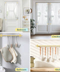Wrap Around Blackout Curtain Rod 16-28 Inch Adjustable 5/8 Inch Curved Window Rod for Room Darkening in bedroom, checkroom, kitchen, bathroom