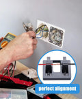Compact Wire Soldering Clamp Holds Cables Tight For Precise Welding Jobs, Heat Resistant Electric Tool Prevents Damage And Boosts Productivity On The Fly during electrical installation.