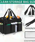 Wearable Cleaning Caddy Bag Pro Grade With Adjustable Shoulder Strap Large Capacity Organizer For Housekeepers And Cleaners