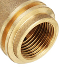 Close-up of Heavy-Duty Propane Quick Connect Adapter QCC1 Type 1 to 1/4 inch Male NPT Brass Tank Connector