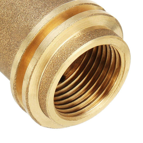 Close-up of Heavy-Duty Propane Quick Connect Adapter QCC1 Type 1 to 1/4 inch Male NPT Brass Tank Connector