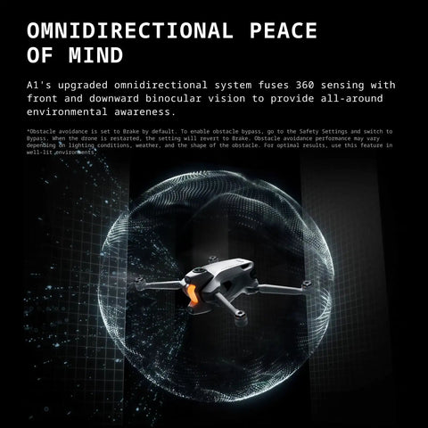 8K 360 Drone For Immersive Flight With Motion Control Auto Return Obstacle Avoidance Foldable 249g in flight image