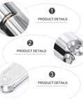 Close-up details of Premium Zinc Alloy Screw On Hinge Set for Internal Doors and Cabinets Heavy Duty Metal Hinge Built To Last