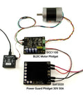 Brushless DC Motor Controller With 20A Continuous Current, Closed Loop Position Control From Built In Hall Sensors, DCC1100 Series