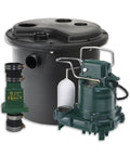 Automatic Drain Pump System With 0.3 HP Submersible Sump Pump 115V Utility Pump for basements and under sink