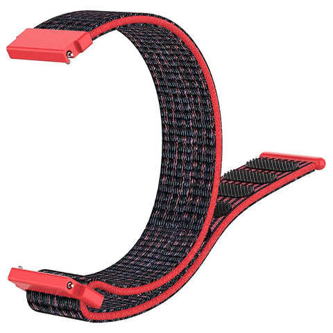 Orange Nylon Quick Release Watch Band For Seiko SKX007 Replacement Strap With Adjustable Hook And Loop Fastener Lightweight Sporty