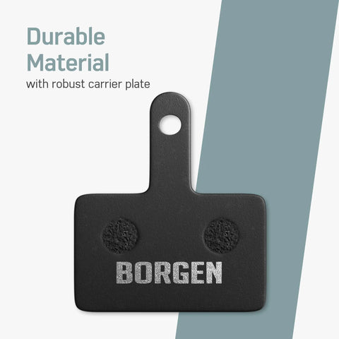 Close-up of durable Borgen disc brake pad for 2 Pairs Bike Brake Pads For Tektro And TRP Compatible Disc Brakes