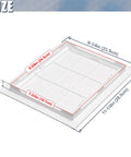 Top Notch White Drywall Access Panel 8x10 Inch Reinforced Wall Inspection Door Heavy Duty Plate dimensions and detailed view.