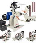 Heavy Duty Badass 2X72 Belt Grinder Sander Workbench with 1500W Pure Copper Motor, featuring steel frame and variable speed control.