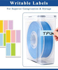 4 Pack Filament Storage Box Set With Desiccant Pouches Writable Label Sheets Waterproof and Dustproof Dry Boxes