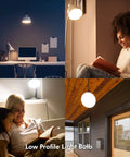 Ultra Slim Dimmable LED Puck Light With E26 Base 11W 800 Lumens 4000K Cool White used in various indoor settings
