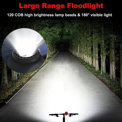 2 In 1 Bike Light And Horn With 110dB Siren Rechargeable Headlight For Night Riding Waterproof Handlebar Mount 5 Sound Modes Ideal For Ebikes And Scooters For Adults And Kids