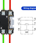 4 Pack 24V One Pole AC Contactor for HVAC Systems with wiring diagram, heavy duty 40A FLA and 50A RES, for C230B replacements.