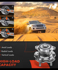 2 Pack Rear Wheel Bearing And Hub Assembly For Toyota Highlander Sienna And Lexus RX Series 5 Lug AWD Replacement Kit with high-load capacity