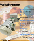 110V Sewing Machine Brushless Servo Motor With Needle Positioner 1500W, DC motor with high torque, low vibration on table