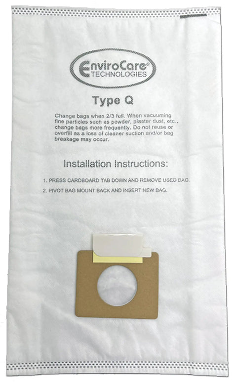 Replacement Allergen Vacuum Bags For Kenmore Canister Type C Or Q 50555 50558 50557 And Panasonic Type C 5 9 Pack Easy Fit