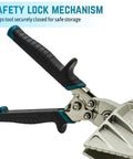 9-inch zinc alloy hand seamer tool by Amazon with black and teal ergonomic grips.