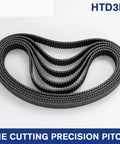 HTD 3M Timing Belt For 3D Printers Closed Loop Synchronous Belt 3mm Pitch 405 408 411 417 420 423 426 432mm Length And 6 9 10 15mm Width Rubber Toothed Belt For Smooth Torque Transfer And Light Load Conveyance.