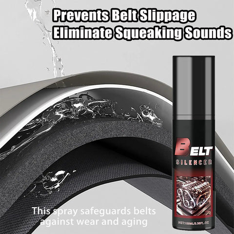 Belt Dressing Spray For Automotive Belts No Slip Traction Boost Restores Grip And Extends Belt Life Quick Dry Lubricant 2 Pack 3.38 Fl Oz