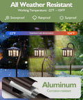Low Voltage Pathway Lights 12V 3W 185LM Warm White 3000K ORB Waterproof Garden Lights with Quick Connectors, all-weather view
