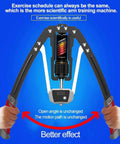 Adjustable Hydraulic Twister Arm Exerciser With Lcd Counter Display 22 To 440 Lbs Resistance Home Chest Expander showing digital counter and grip handles.